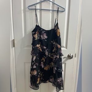 Tiered Floral Topshop dress